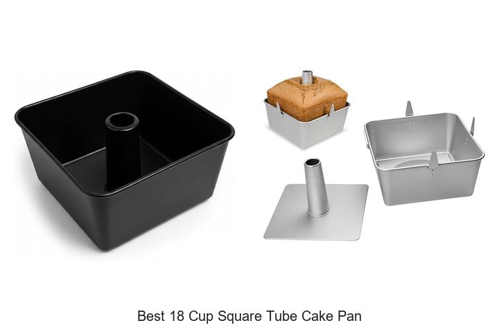 best 18 cup square tube cake pan