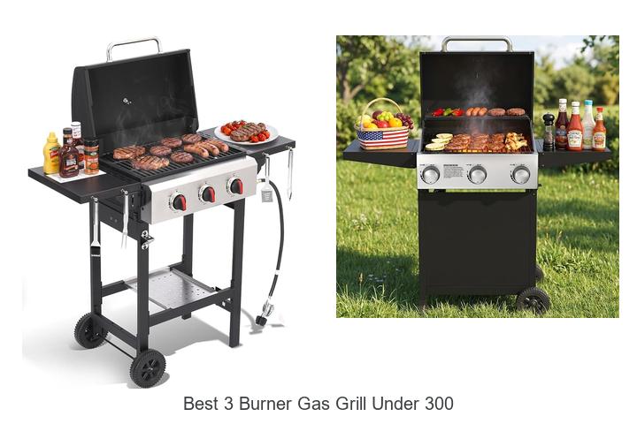 best 3 burner gas grill under 300