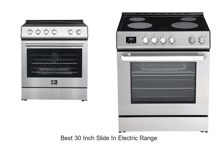 best 30 inch slide in electric range