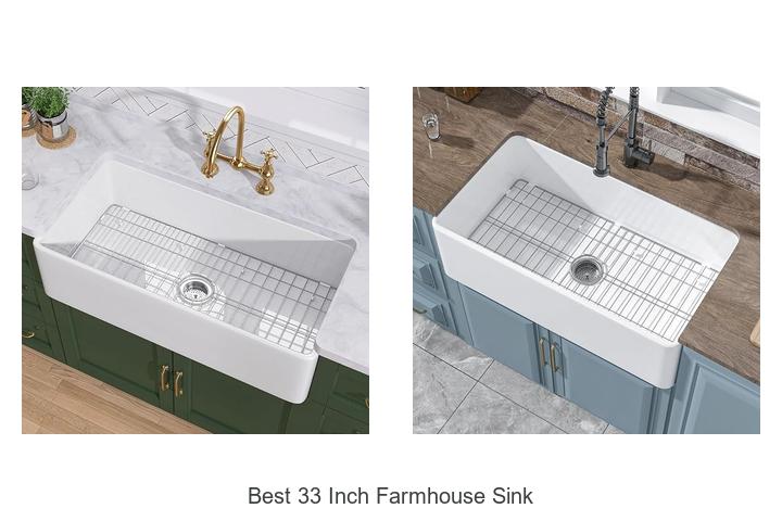 best 33 inch farmhouse sink