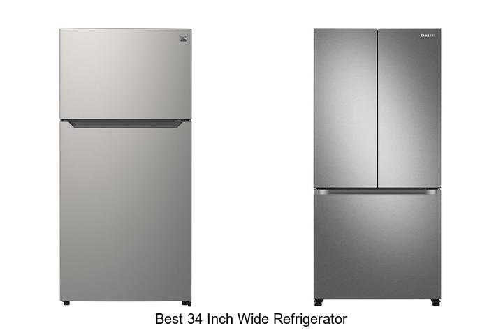 best 34 inch wide refrigerator
