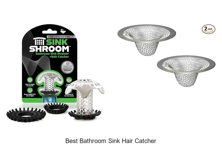 best bathroom sink hair catcher