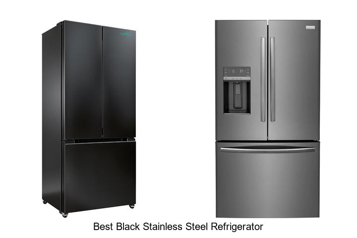 best black stainless steel refrigerator
