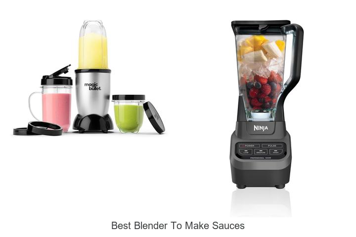 best blender to make sauces