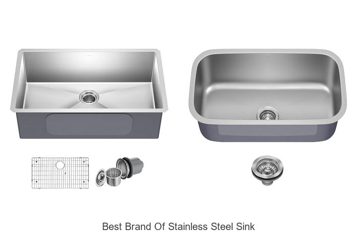 best brand of stainless steel sink