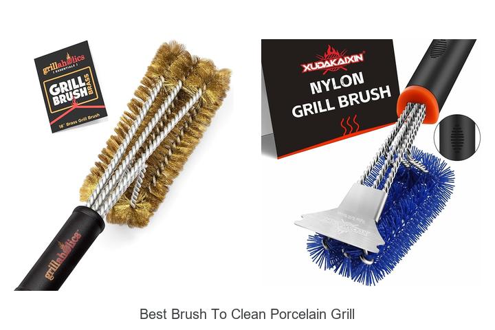 best brush to clean porcelain grill