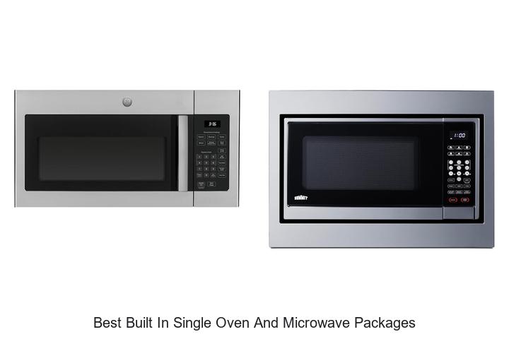 best built in single oven and microwave packages