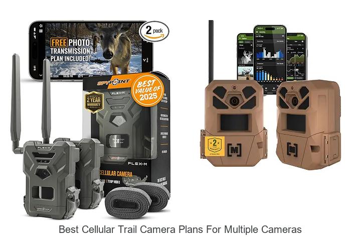 best cellular trail camera plans for multiple cameras