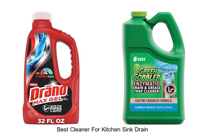 best cleaner for kitchen sink drain