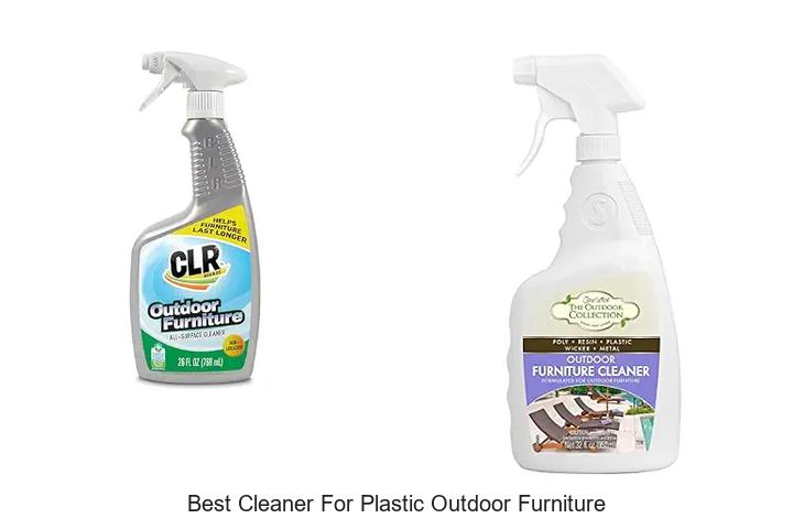 best cleaner for plastic outdoor furniture