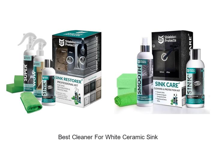 best cleaner for white ceramic sink