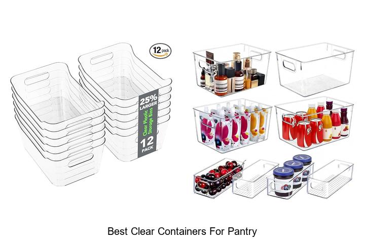 best clear containers for pantry