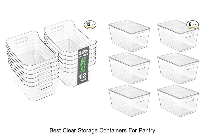 best clear storage containers for pantry
