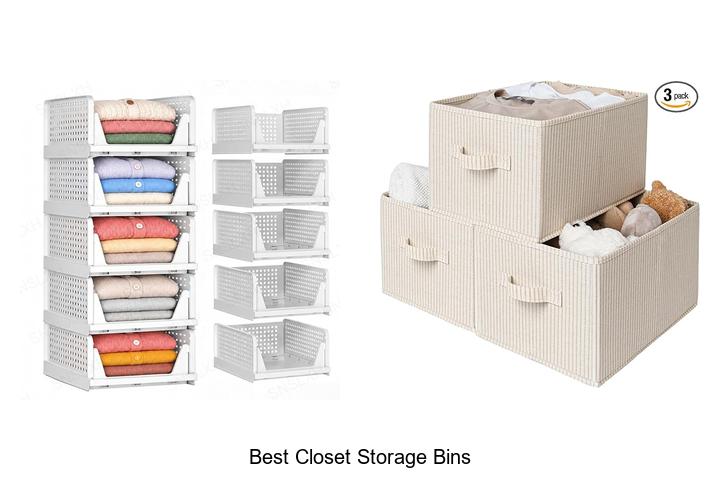 best closet storage bins