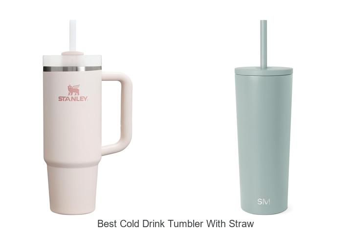 best cold drink tumbler with straw