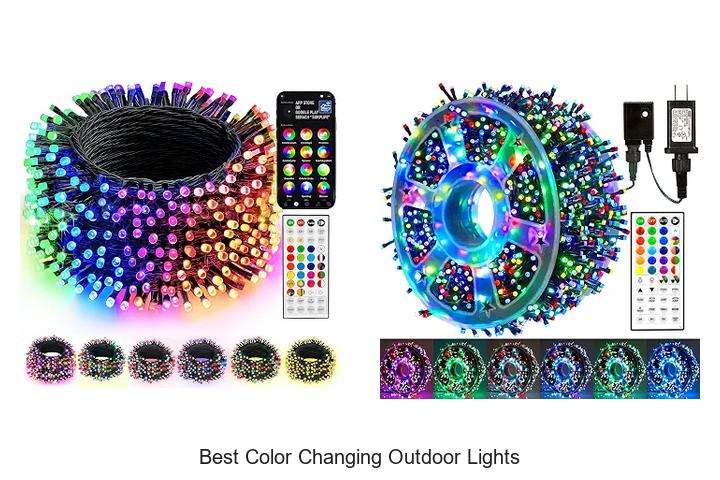best color changing outdoor lights