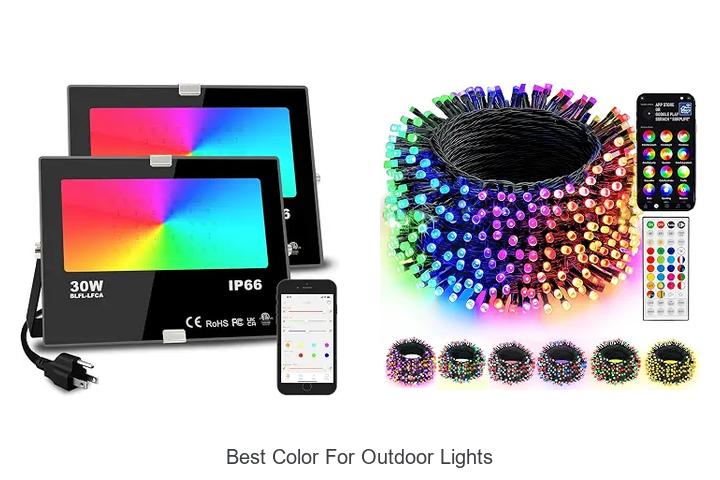 best color for outdoor lights