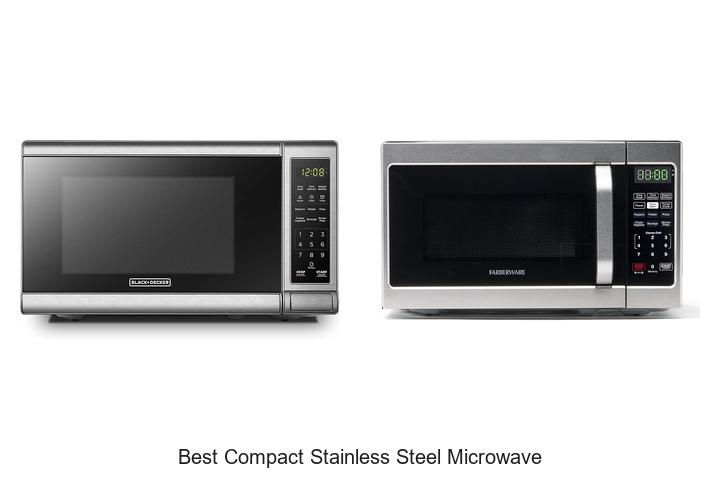 best compact stainless steel microwave
