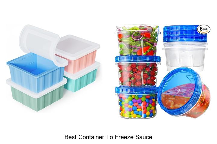 best container to freeze sauce