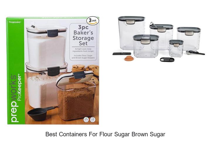 best containers for flour sugar brown sugar
