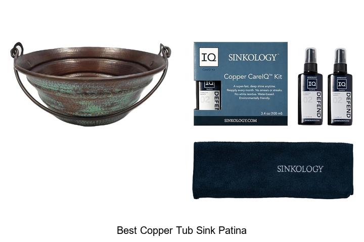 best copper tub sink patina