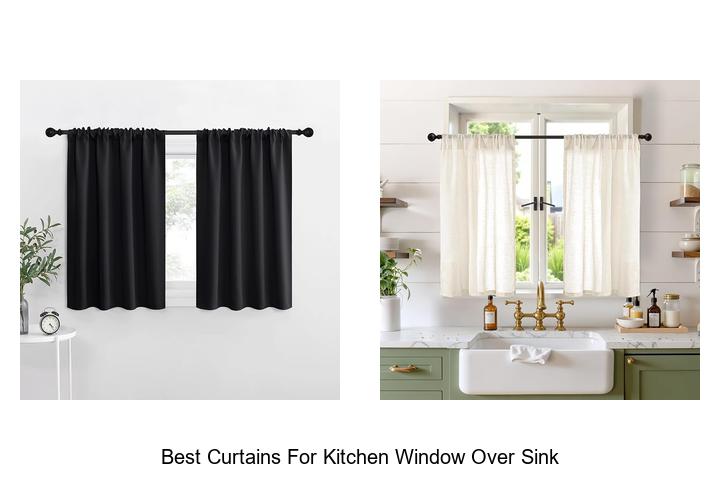 best curtains for kitchen window over sink