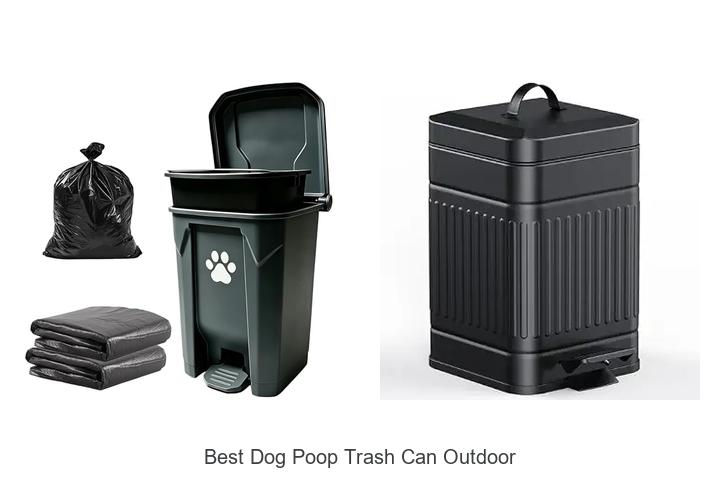 best dog poop trash can outdoor