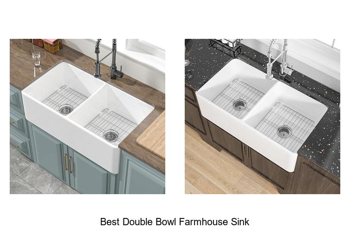 best double bowl farmhouse sink