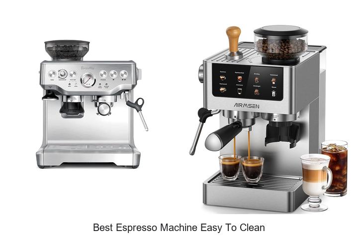 best espresso machine easy to clean