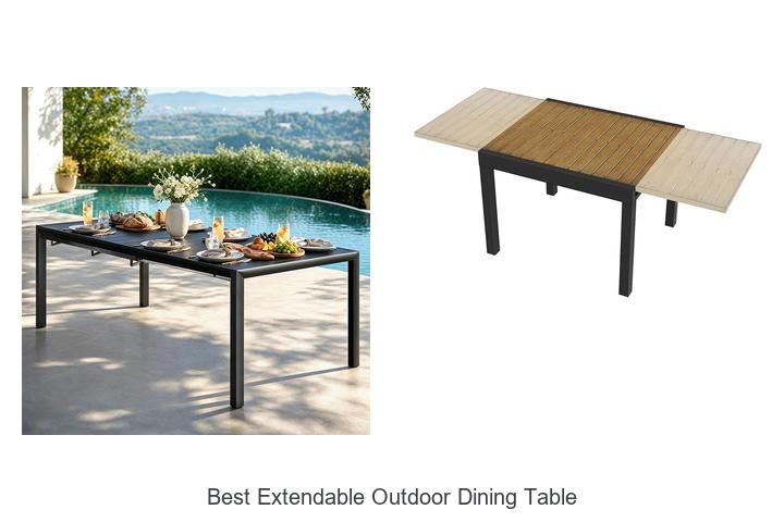 best extendable outdoor dining table