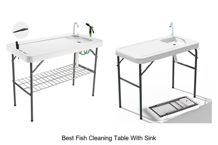 best fish cleaning table with sink