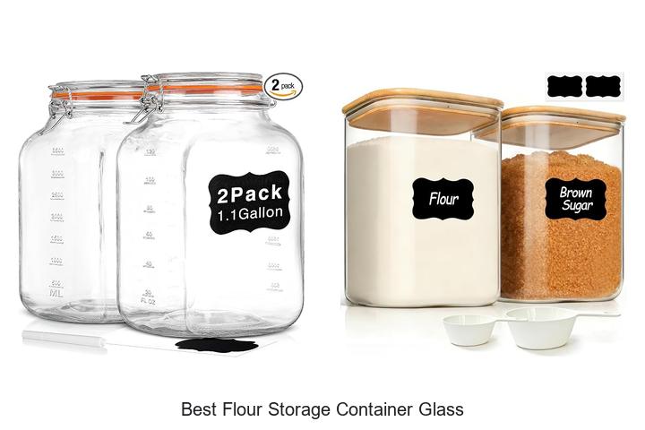 best flour storage container glass