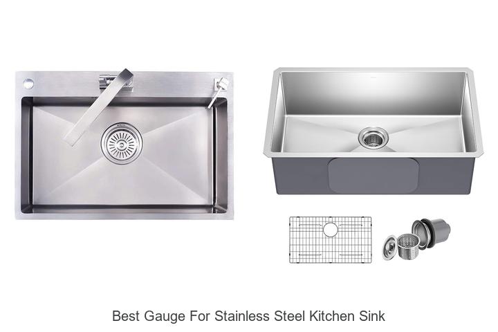best gauge for stainless steel kitchen sink