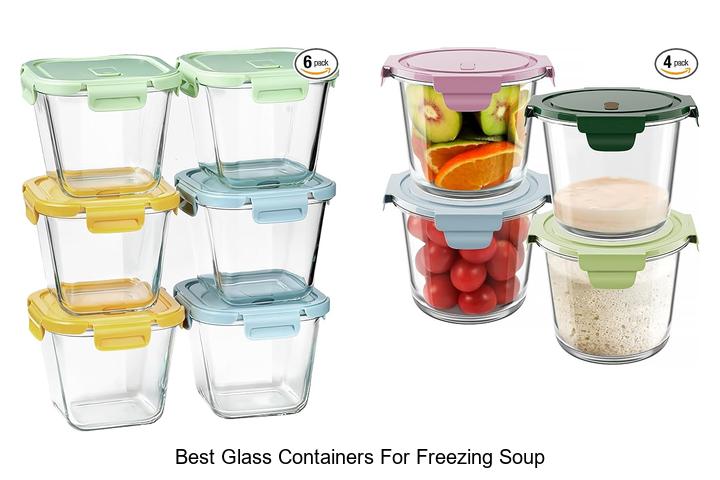 best glass containers for freezing soup