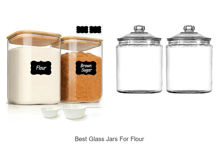 best glass jars for flour