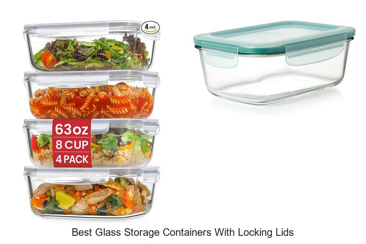 best glass storage containers with locking lids