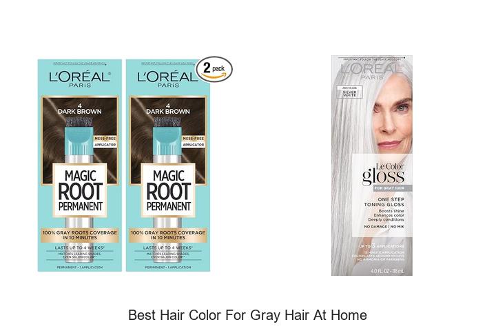 best hair color for gray hair at home