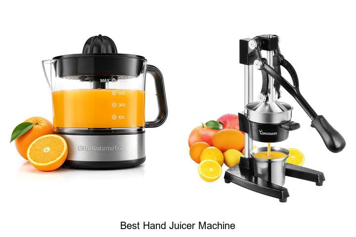 best hand juicer machine