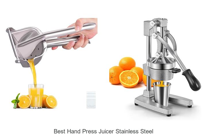 best hand press juicer stainless steel