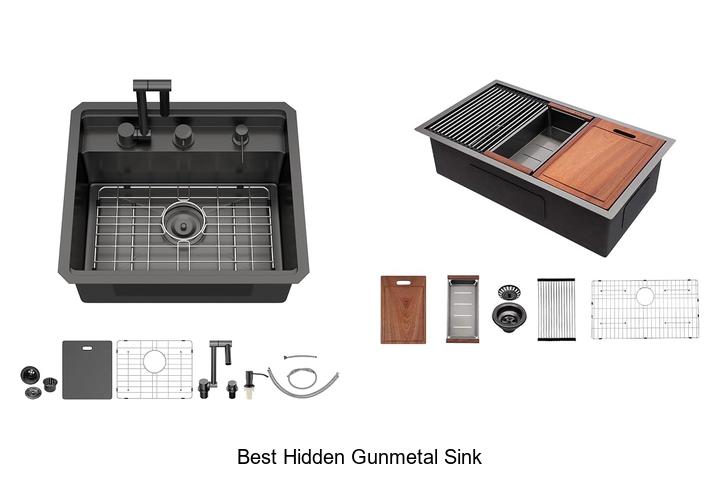 best hidden gunmetal sink