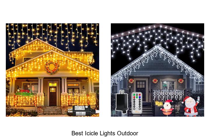 best icicle lights outdoor