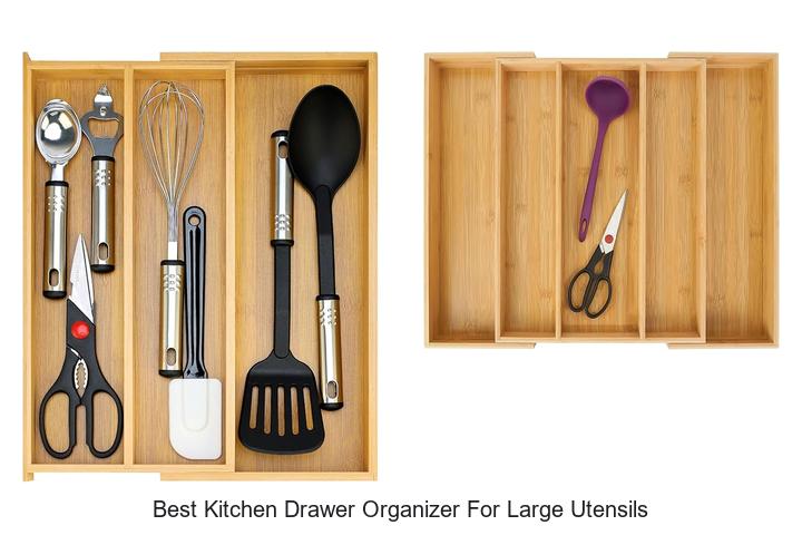 best kitchen drawer organizer for large utensils