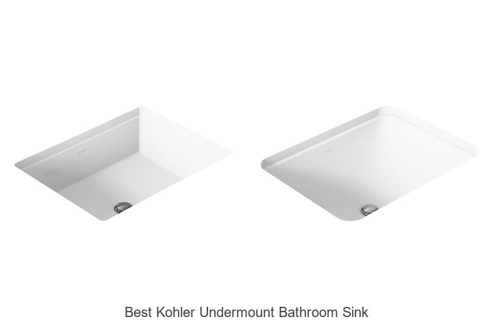 best kohler undermount bathroom sink