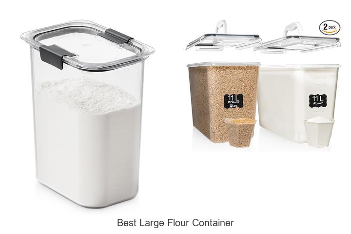 best large flour container