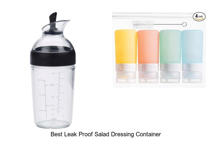 best leak proof salad dressing container