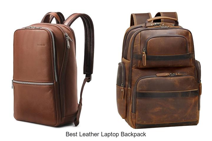best leather laptop backpack