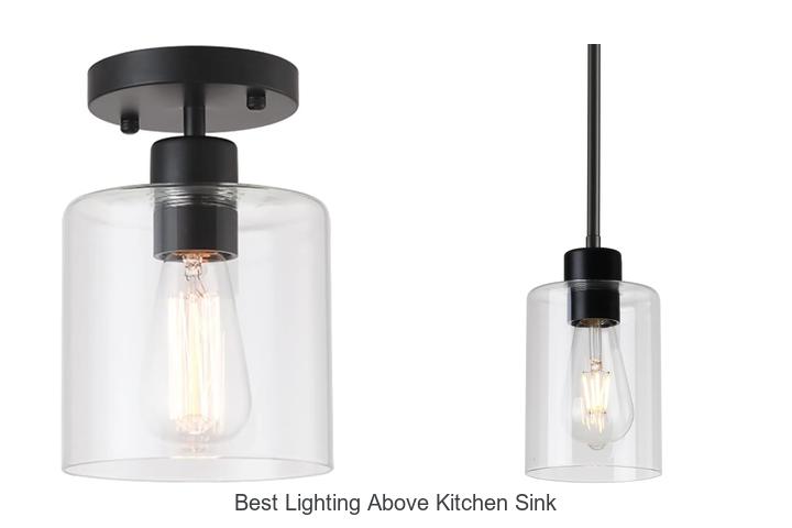 best lighting above kitchen sink