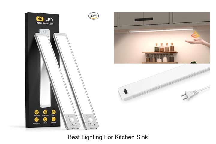 best lighting for kitchen sink