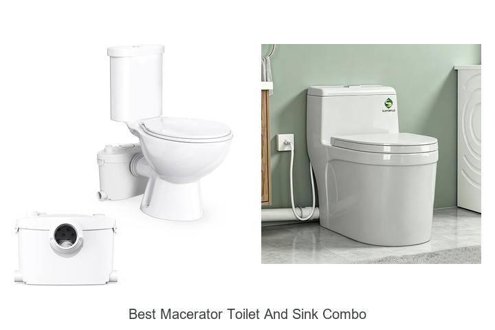 best macerator toilet and sink combo
