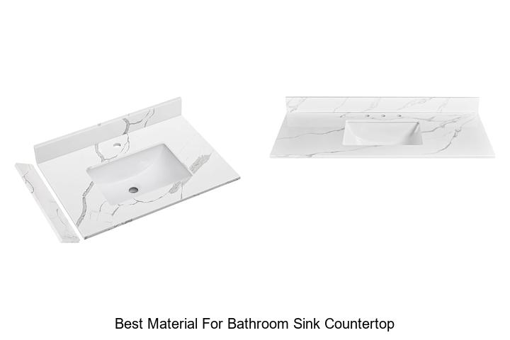 best material for bathroom sink countertop